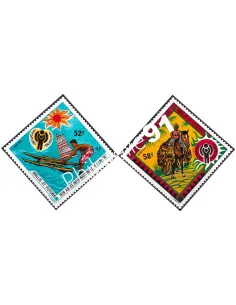 Wallis et Futuna, n° 232 à 233, Collection timbres Dom-Tom