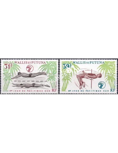 Wallis et Futuna, n° 243 à 244, Collection timbres Dom-Tom