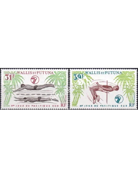 Wallis et Futuna, n° 243 à 244, Collection timbres Dom-Tom