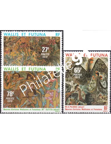 Wallis et Futuna, n° 245 à 247, Collection timbres Dom-Tom