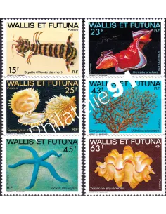 Wallis et Futuna, n° 248 à 253, collection timbres Dom-Tom