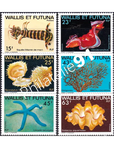 Wallis et Futuna, n° 248 à 253, collection timbres Dom-Tom