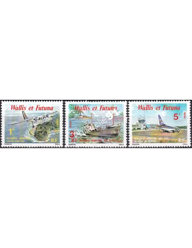 Wallis et Futuna, n° 254 à 256, Collection timbres Dom-Tom