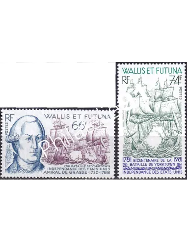 Wallis et Futuna, n° 277 à 278, Collection timbres Dom-Tom