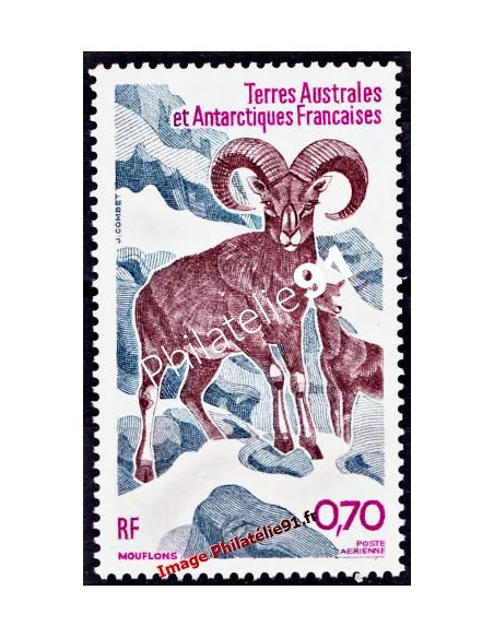 Timbre des TAAF -  P.A. n° 86 - Faune antarctique - Mouflons