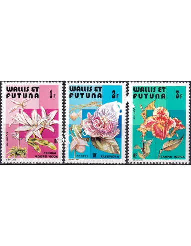 Wallis et Futuna, n° 282 à 284, Collection timbres Dom-Tom