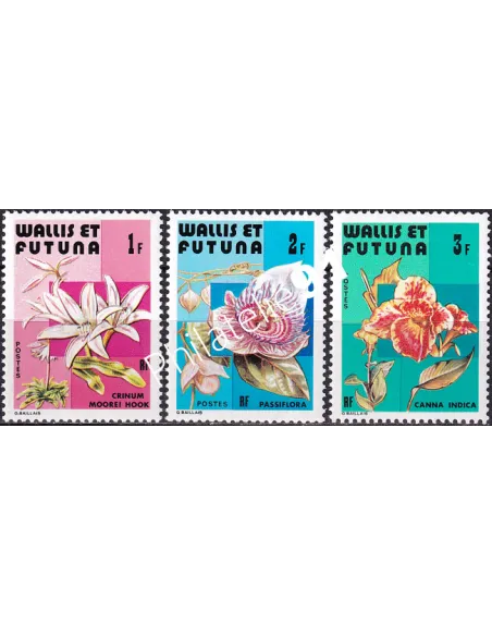 Wallis et Futuna, n° 282 à 284, Collection timbres Dom-Tom
