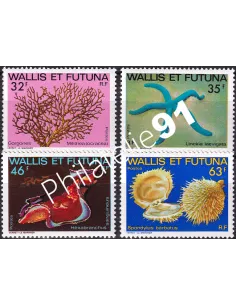 Wallis et Futuna, n° 297 à 300, collection timbres Dom-Tom