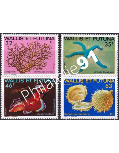 Wallis et Futuna, n° 297 à 300, collection timbres Dom-Tom