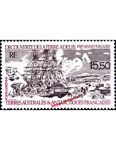TAAF -  P.A. n° 111 - Voilier dans les glaces