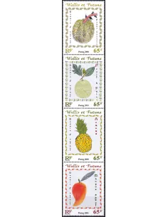 Wallis et Futuna, n° 555 à 558, en Bande, Collection timbres Dom-Tom
