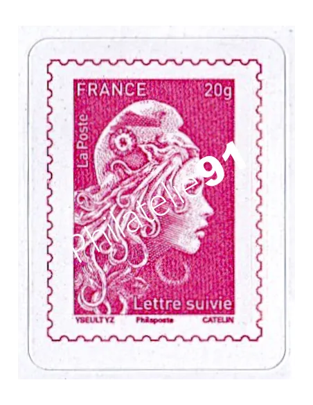 Timbre adhesif n° 1656BA, lettre suivie, collection timbres de France