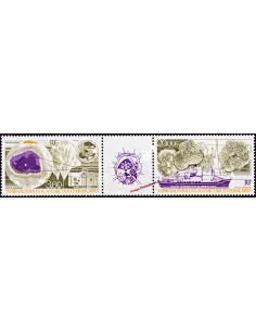 Timbre pour la Poste Aérienne des TAAF n° 117A - Étude des climats