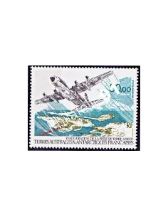 TAAF -  P.A. n° 128 - Avion au décollage