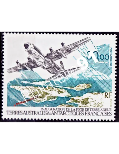 TAAF -  P.A. n° 128 - Avion au décollage