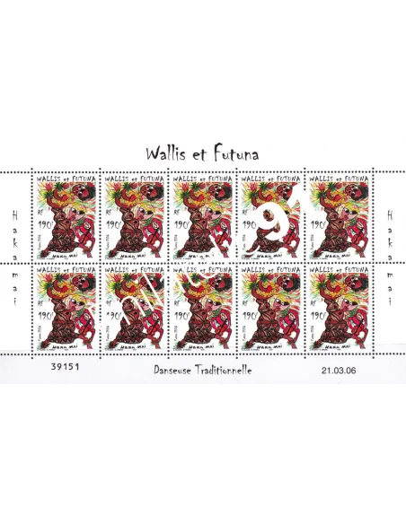 Wallis & Futuna, Feuille n° 653, collection timbres Dom-Tom