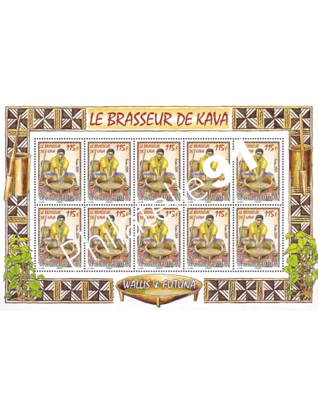Wallis & Futuna, Feuille de timbres n° 725, timbres Dom-Tom