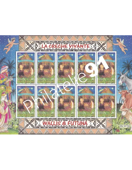 Wallis & Futuna, Feuille de timbres n° 744, timbres Dom-Tom