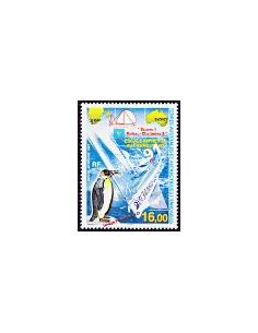 TAAF -  P.A. n° 142 - Voilier et manchot