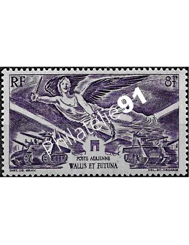 Timbre WALLIS ET FUTUNA PA n° 4. Thématique : 39/45