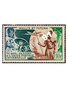 WALLIS ET FUTUNA PA n° 11. U.P.U., collection timbre des colonies
