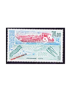 TAAF -  P.A. n° 144 - Programme ICOTA - Barge et filets