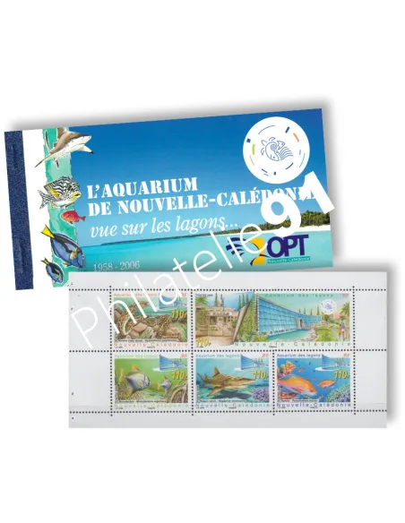 Nouvelle-Calédonie, Carnet n° C1019, Timbres Dom-Tom