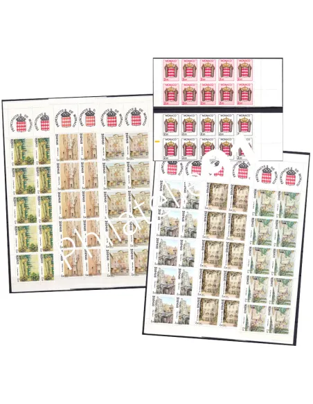 Monaco, Lot de carnets neufs n° 1 à 8, collection Lot Tous Pays