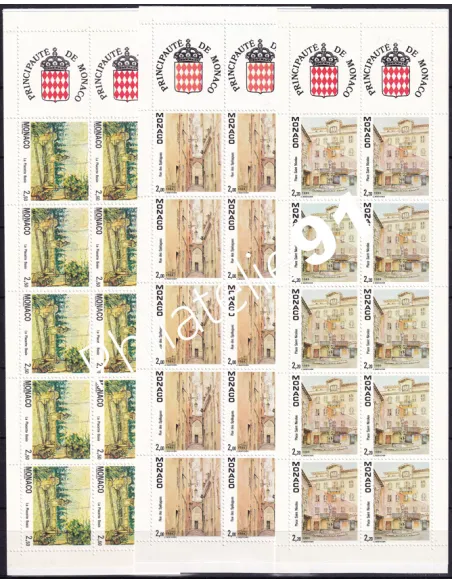 Monaco, Lot de carnets neufs n° 1 à 8, collection Lot Tous Pays
