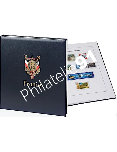 Album DAVO Luxe Nouvelle Calédonie 2022 + reliure,matériel philatélie