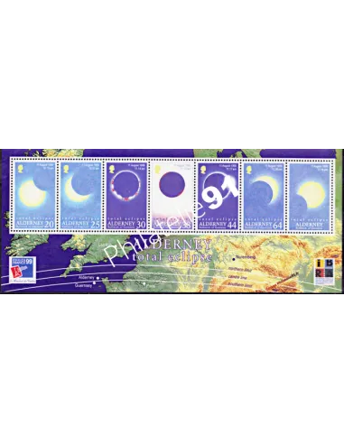 ALDERNEY - BF  6 - Eclipse solaire totale - 1999
