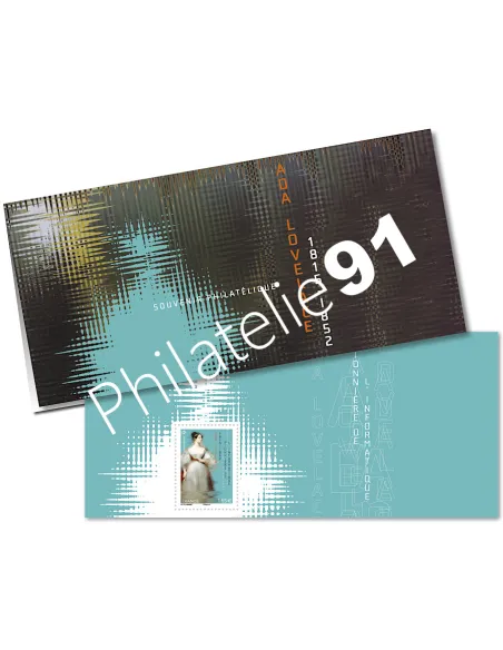 Bloc souvenir n° 196, Ada Lovelace, timbres de France