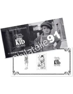 Bloc souvenir n° 198, Charlie Chaplin, timbres de France