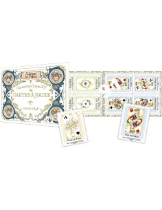 Carnet n° 2202, cartes à jouer Louis XV, timbres de France