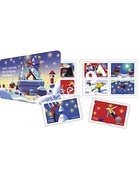 Carnet n° 2214, carnet de timbres féérique, timbres de France