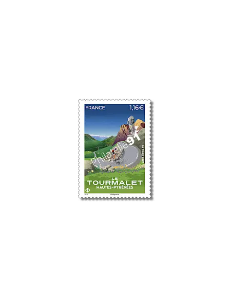 Timbre n° 5612, le Tourmalet, collection timbres de France