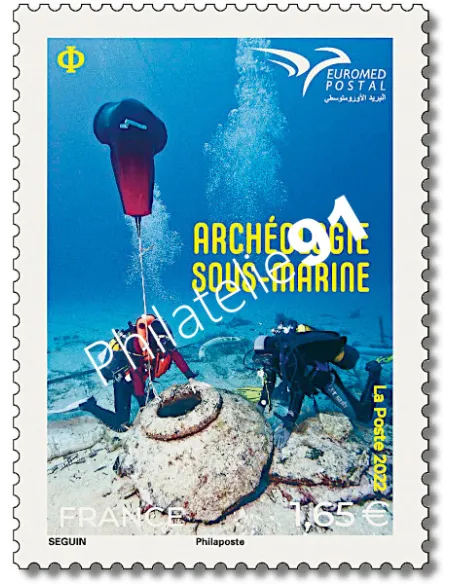 Timbre n° 5613, Euromed postal, collection timbres de France