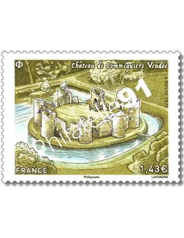 Timbre n° 5614, Château de Commequiers, collection timbres de France