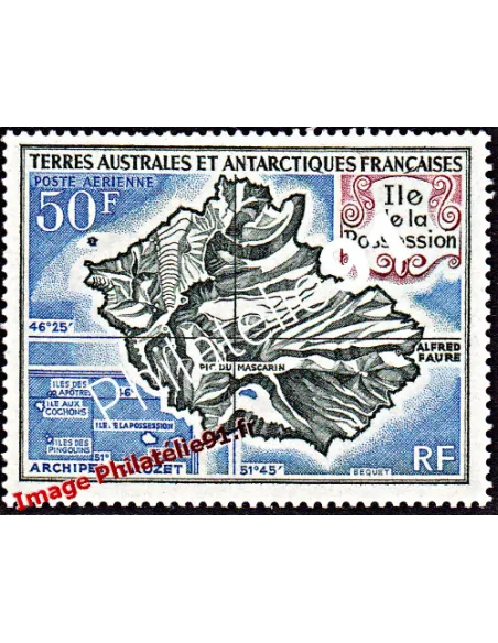 Timbre des TAAF P.A. n° 23, Ile de la Possession, timbres des DOM TOM