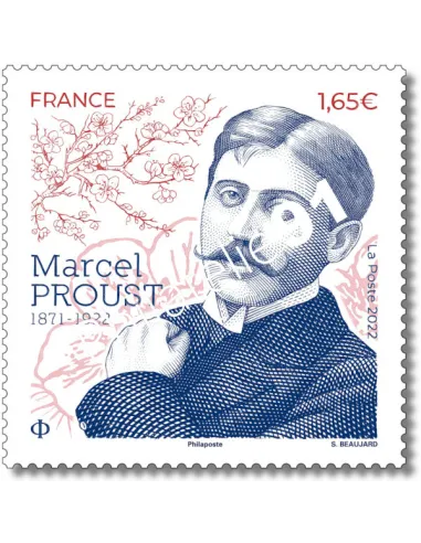Timbre n° 5615, Marcel Proust, collection timbres de France