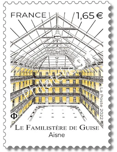 Timbre n° 5618, le Familistère de Guise, collection timbres de France