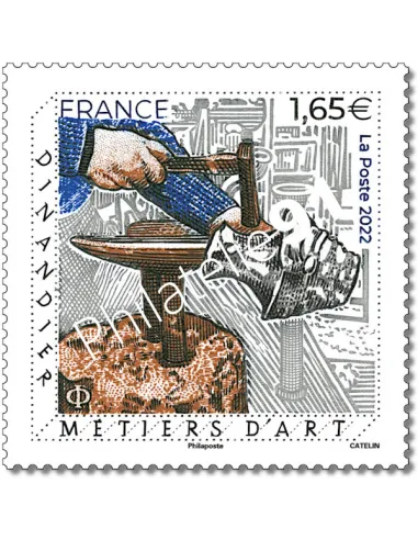 Timbre n° 5624, dinandier, collection timbres de France