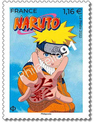 Timbre n° 5625, Naruto, collection timbres de France