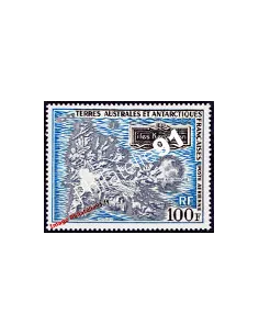Timbre des TAAF P.A. n° 20, îles Kerguelen, timbres des Dom Tom