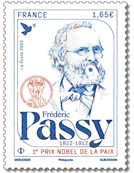 Timbre n° 5626, Frédéric Passy, collection timbres de France