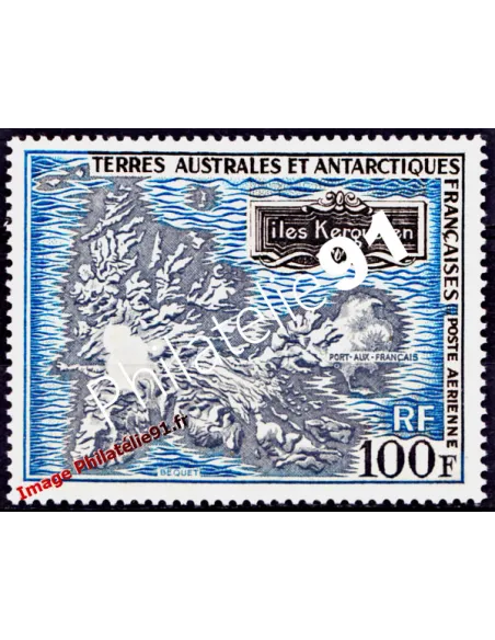 Timbre des TAAF P.A. n° 20, îles Kerguelen, timbres des Dom Tom