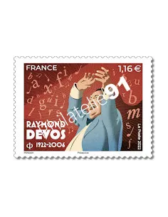 Timbre n° 5639, Raymond Devos, collection timbre de France