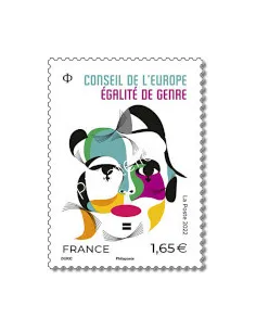 Timbre de service n° 182, Conseil de l'Europe, timbres de France