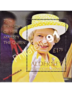 ALDERNEY - BF 9 - S.M. la Reine Elizabeth II