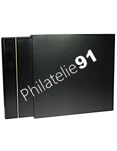 Matériel philatélique - Le boitier pour classeur pour feuilles entières (reliure vide)